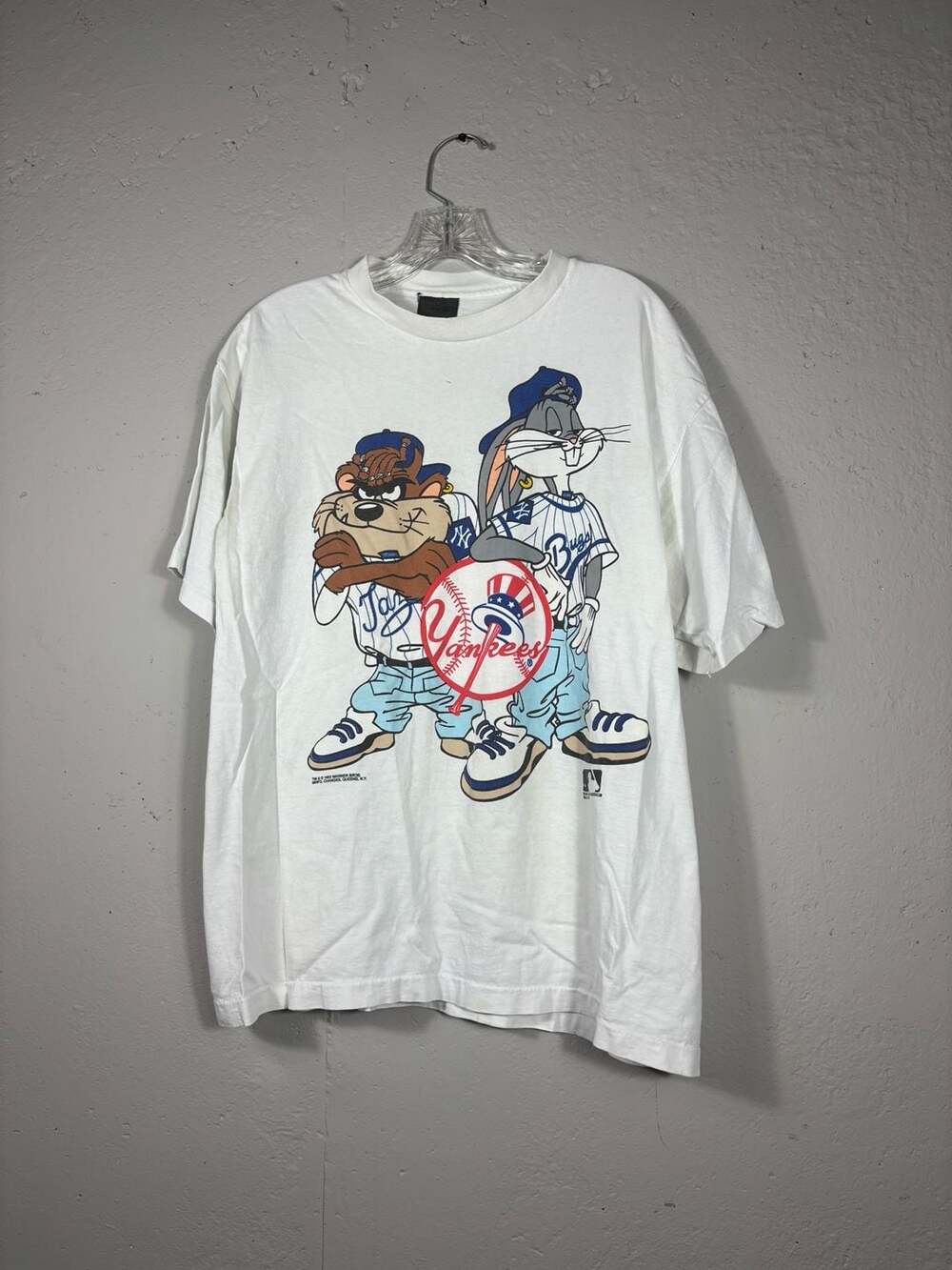 Vintage 1993 Looney Tunes New York Yankees T-Shirt